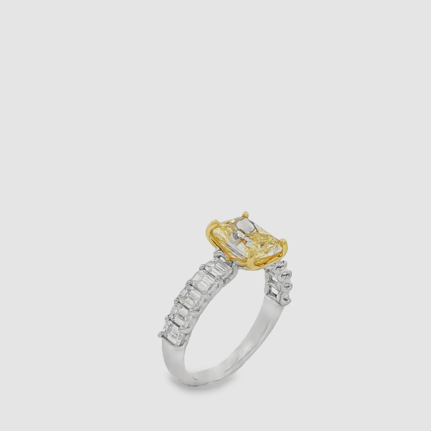 amazing-one-of-a-kind-2-12-fancy-b-yellow-vvs1-radiant-cut-diamond-ring-with-white-em-side-stones-in-18k-white-gold