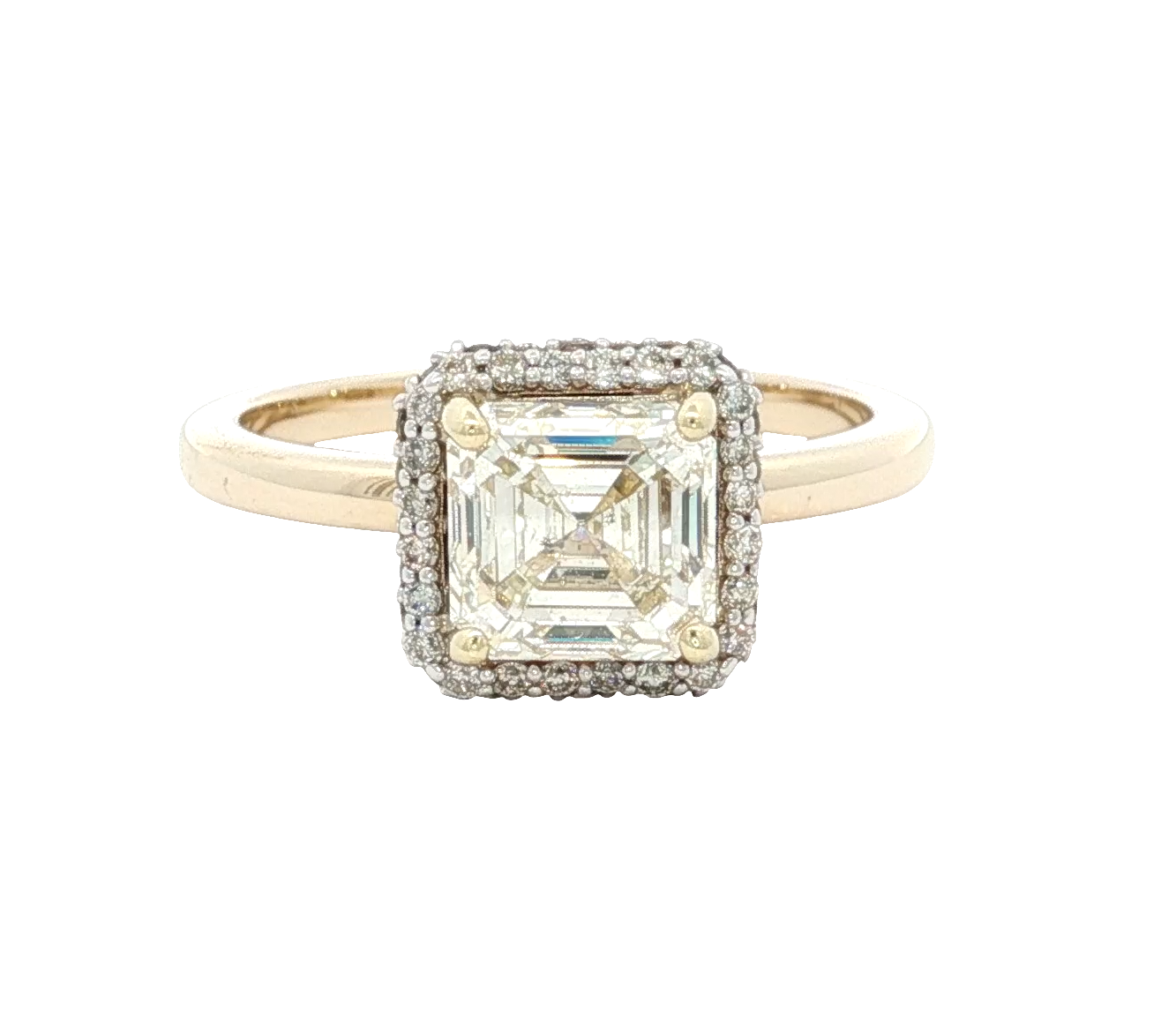 14k-yellow-gold-engagement-ring-with-1-71-square-cut-diamond-with-0-32-ct-pave