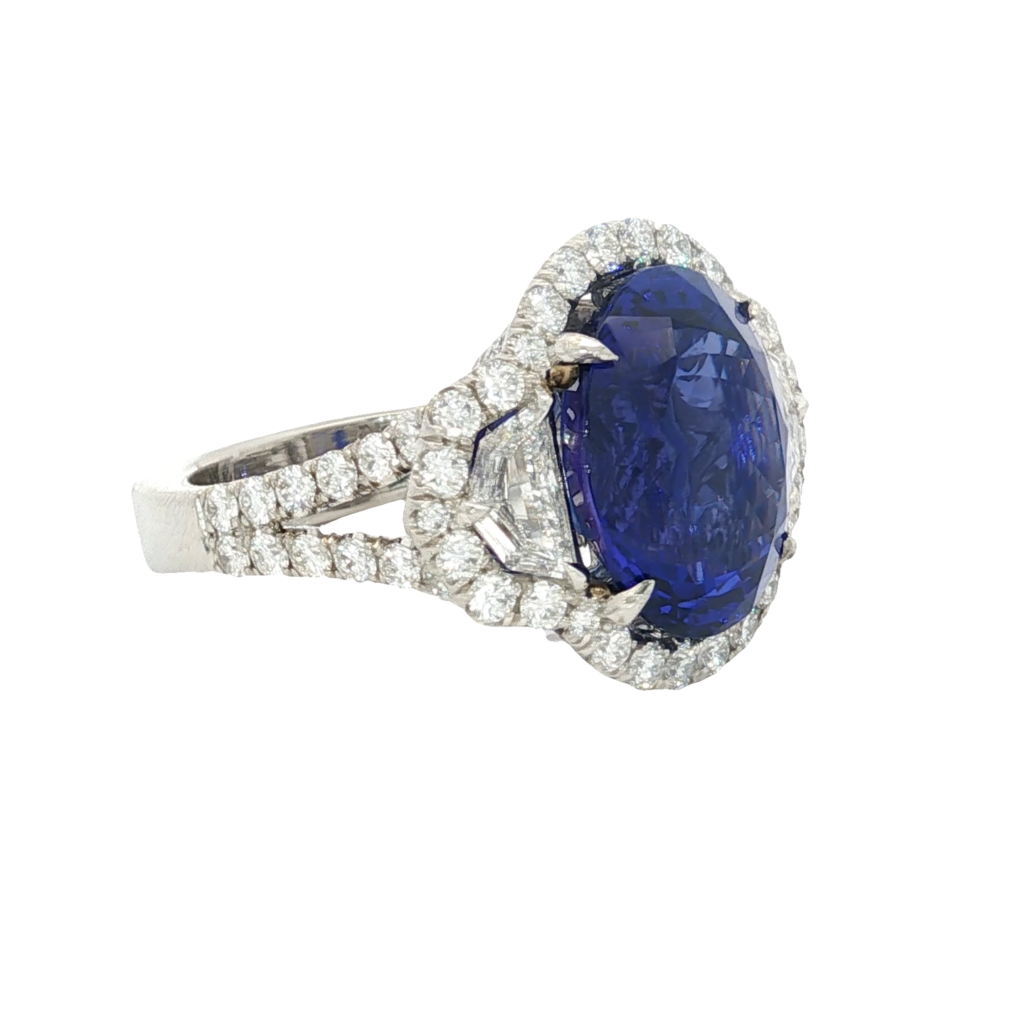 platinum-cocktail-ring-with-a-deep-blue-tanzanite-oval