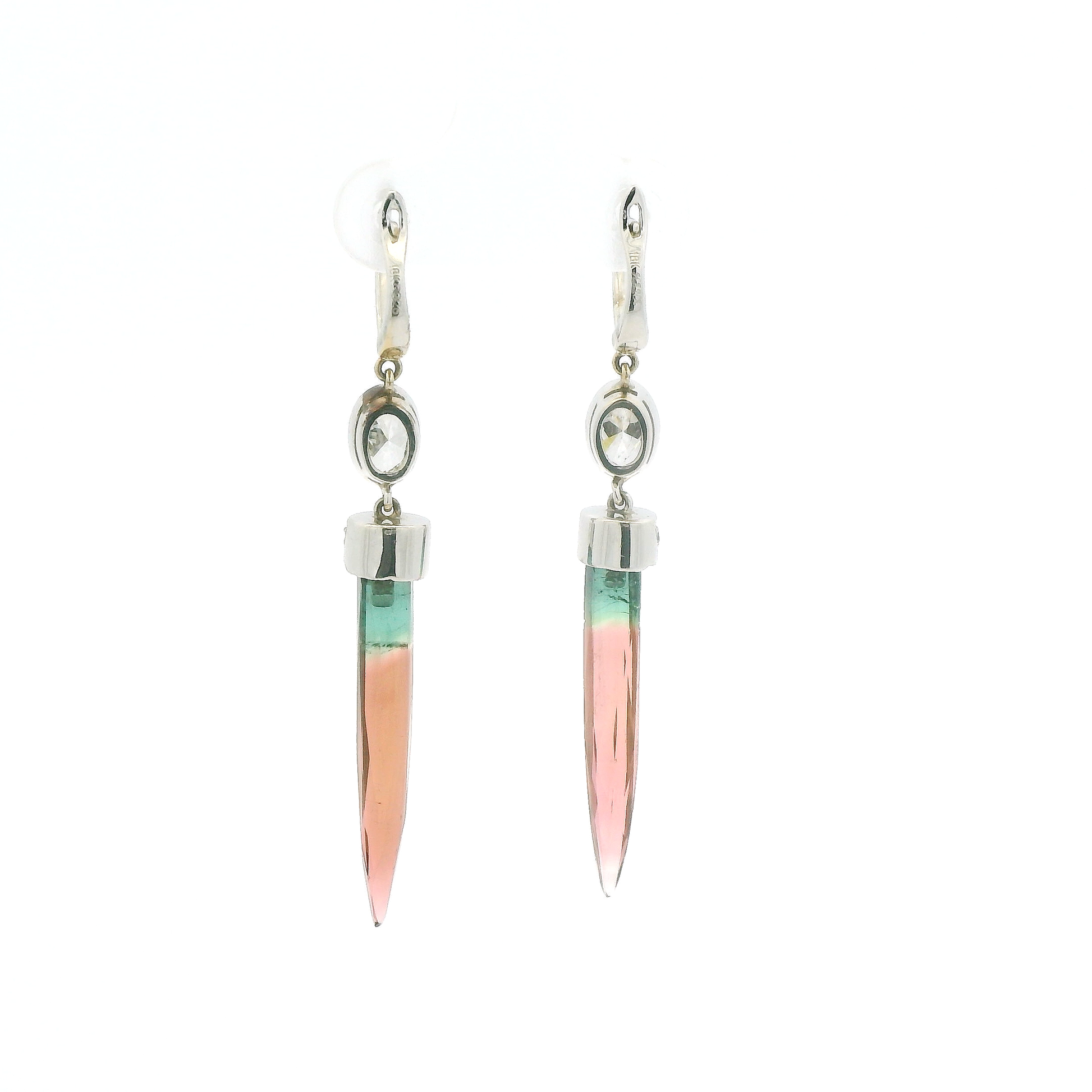 14kt-white-gold-dangle-earrings-with-diamond-and-watermelon-tourmaline