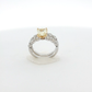 one-of-a-kind-18k-white-gold-ring-and-band-with-1-51-radiant-vvs2-fancy-yellow-diamond-and-13-stones-1-49ct