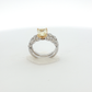 one-of-a-kind-18k-white-gold-ring-and-band-with-1-51-radiant-vvs2-fancy-yellow-diamond-and-13-stones-1-49ct