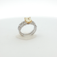 one-of-a-kind-18k-white-gold-ring-and-band-with-1-51-radiant-vvs2-fancy-yellow-diamond-and-13-stones-1-49ct