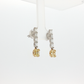 one-of-a-kind-matching-set-of-fancy-intense-yellow-cushion-cut-diamond-dangle-earrings-in-white-gold