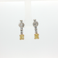 one-of-a-kind-matching-set-of-fancy-intense-yellow-cushion-cut-diamond-dangle-earrings-in-white-gold