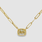 Fancy Yellow 2.04 CT Cushion-Cut Diamond Pendant Necklace in 18kt Yellow Gold