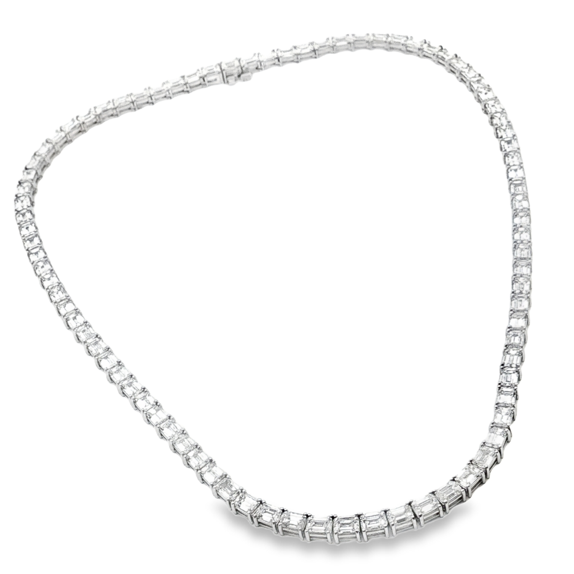 27-27ct-85-stones-one-of-a-kind-emerald-cut-diamond-18k-white-gold-necklace