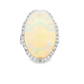 14kt White Gold Cocktail Ring with Ethiopian Opal