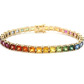 18-kt-gold-tennis-bracelet-with-multi-colored-square-cut-sapphires