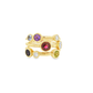 18kt yellow Gold Multistone Cocktail Ring