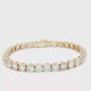 18K Yellow Gold Tennis Bracelet with 17.73 ct of  Brilliant-Cut Diamonds