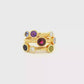 18kt yellow Gold Multistone Cocktail Ring
