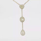 Fancy Yellow Heart , oval, and PS combo in Natural Diamond Pendant Necklace in Yellow Gold