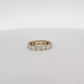 Gold Eternity Ring with 4.69 CT Emerald Cut Diamonds