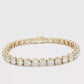 18K Yellow Gold Tennis Bracelet with 17.73 ct of  Brilliant-Cut Diamonds