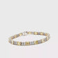 One of a kind Tennis Bracelet with Fancy Yellow Emerald Cut Diamonds