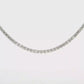 27.27CT, 85 stones, One of a kind Emerald Cut Diamond 18K White Gold Necklace