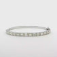 14kt White Gold Tennis Bracelet with 8CT of Emerald Cut Diamonds