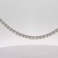 27.27CT, 85 stones, One of a kind Emerald Cut Diamond 18K White Gold Necklace